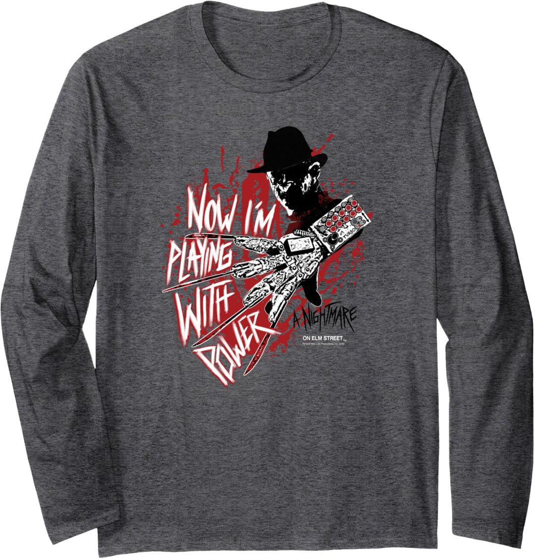 A Nightmare on Elm Street Playing With Power Langarmshirt