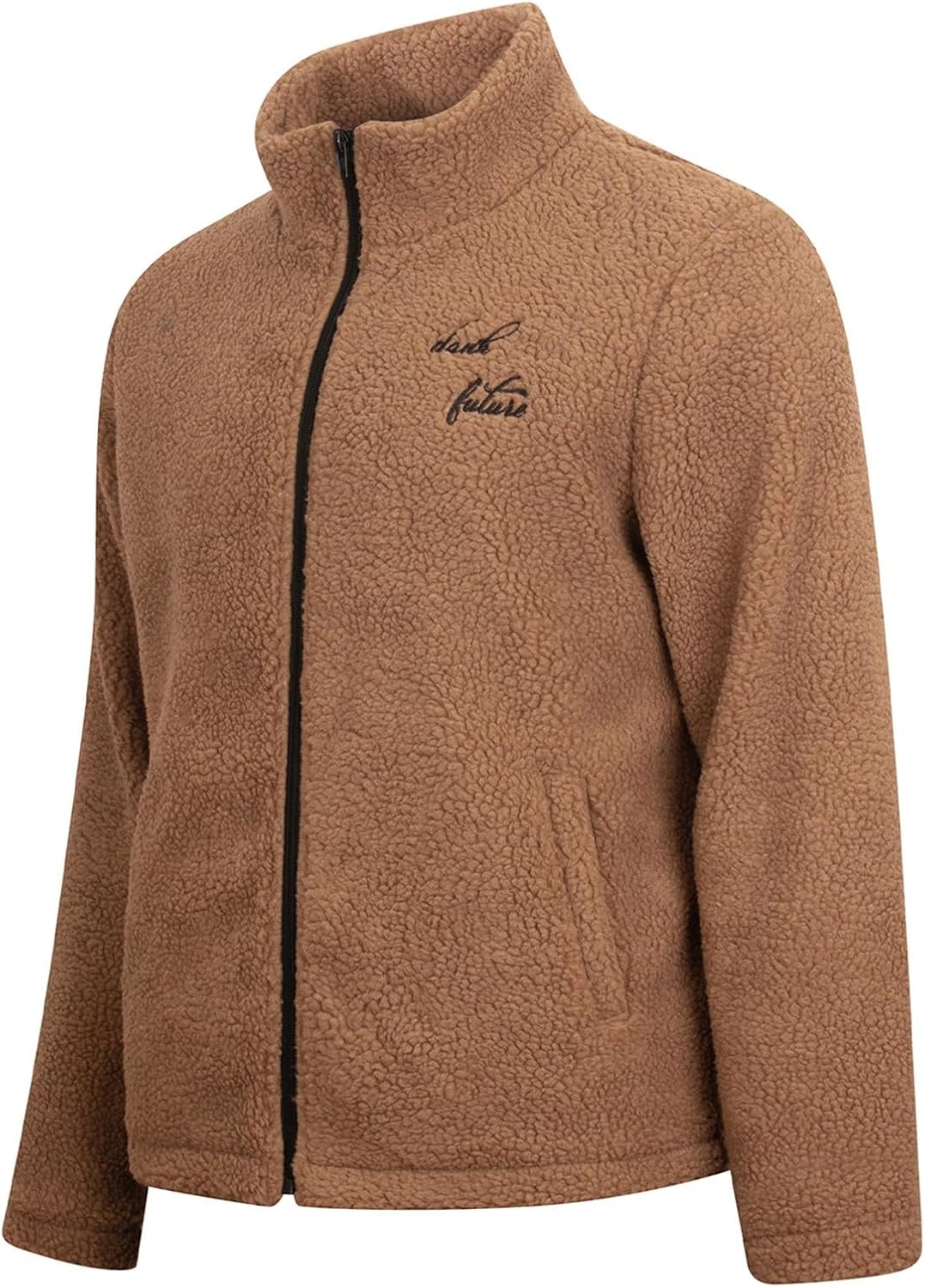 Duohropke KuschelFleece Pullover für Herren Sweatshirt mit Teddyfell Kuschelpulli Flauschig Teddyfle