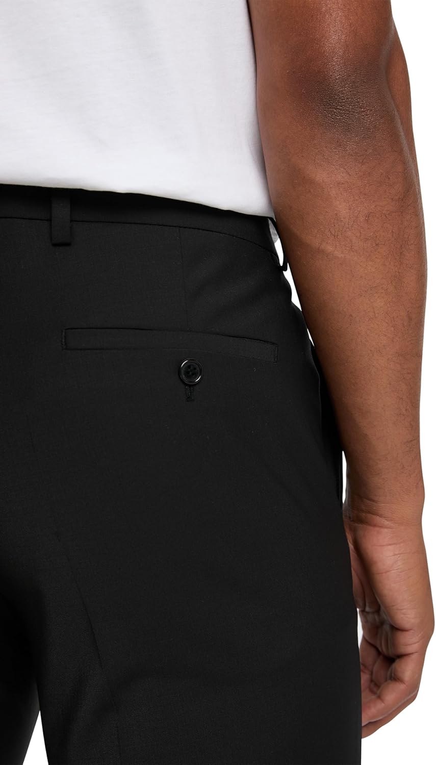 Club of Gents Cedric Herren Anzughose 42 Schwarz (Schwarz 90), 42 Schwarz (Schwarz 90)