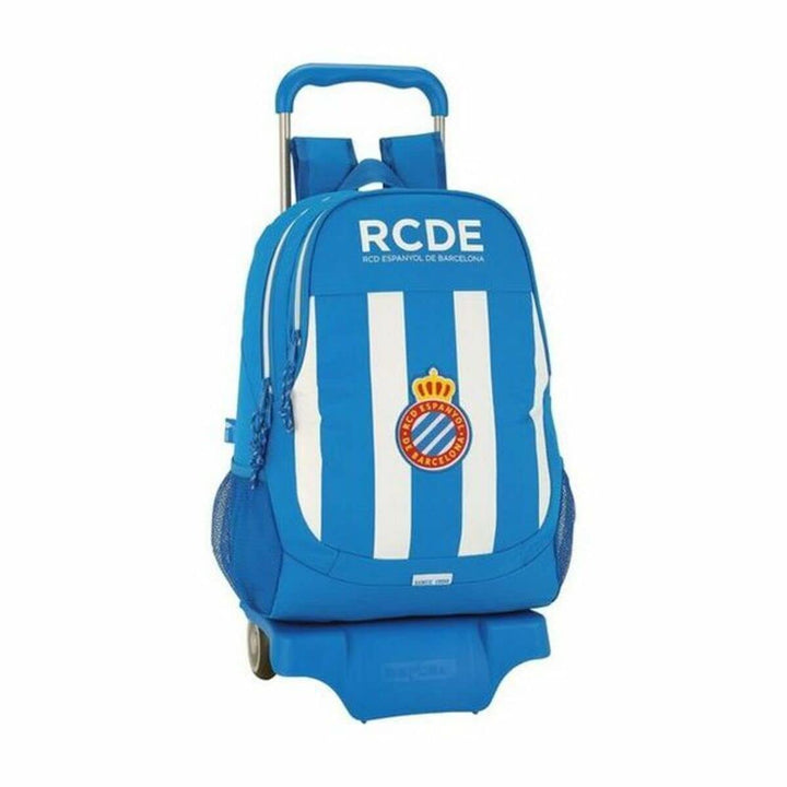Schulrucksack R.C.D. Espanyol - Offiziell -  mit Trolley Safta