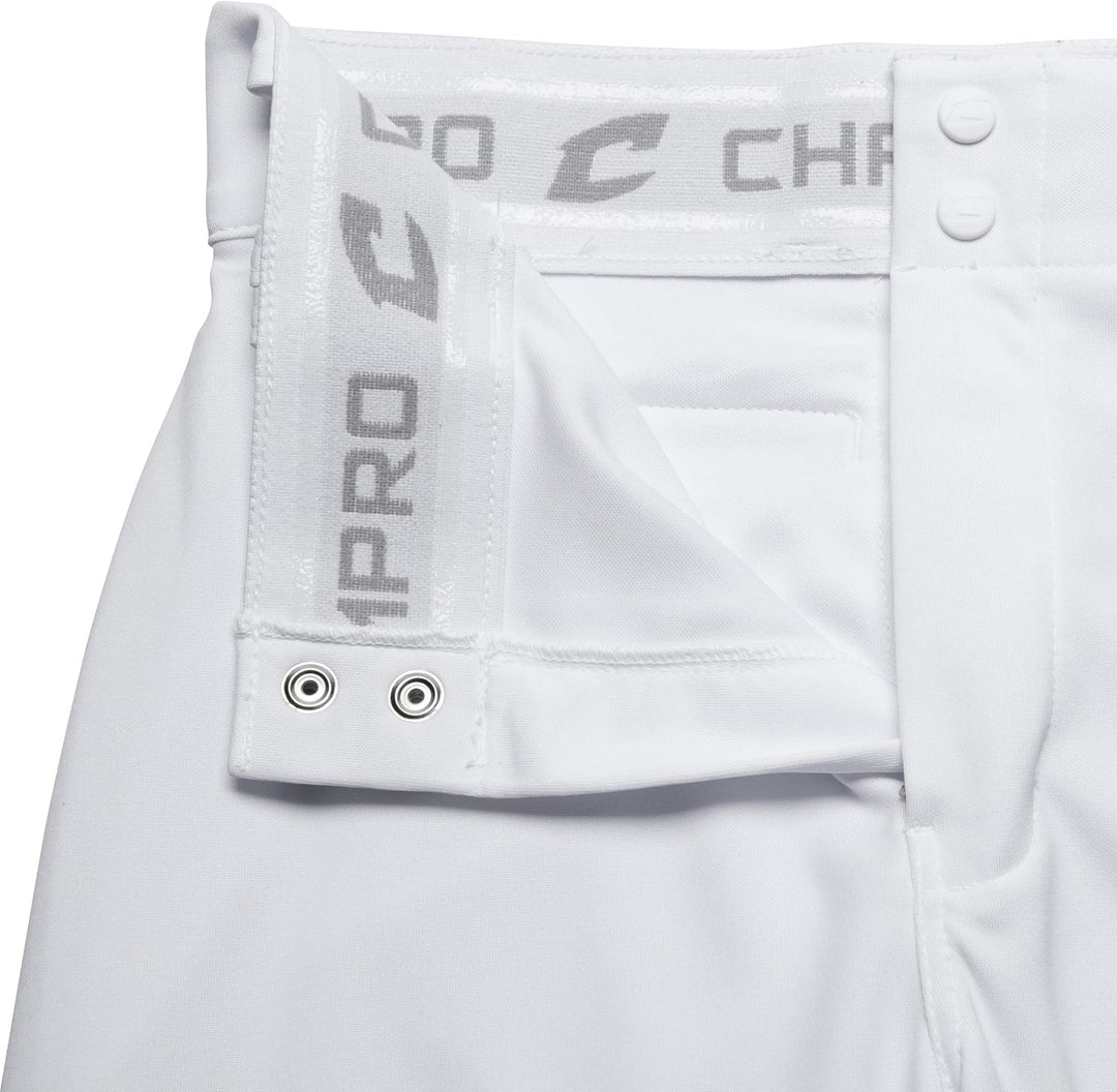 CHAMPRO Herren Bp101awrpl Dreifach-Kronen-Höschen aus Polyester mit Zopf, Weiss, Royal Pipe, Large,