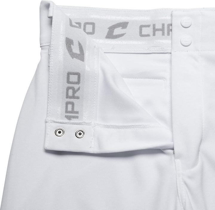 CHAMPRO Herren Bp101awrpl Dreifach-Kronen-Höschen aus Polyester mit Zopf, Weiss, Royal Pipe, Large,