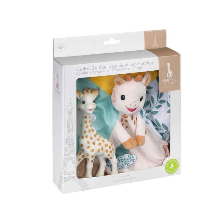 Vulli Sophie die Giraffe und ihr Kuscheltier – Babyspielzeug 0 Monate + – Naturkautschuk und sensori