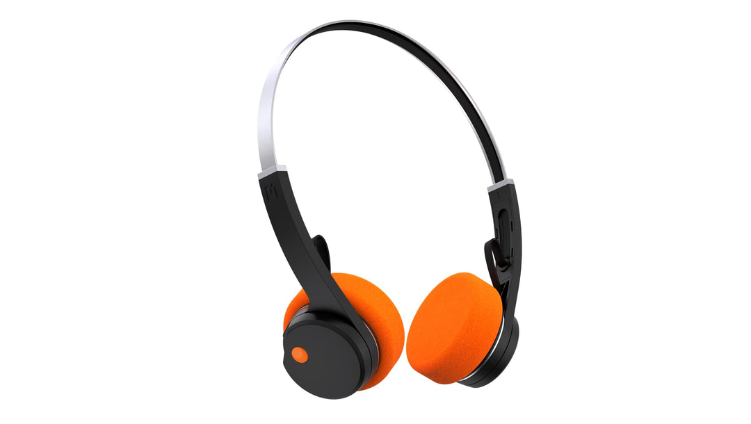 MONDO Freestyle On-Ear Bluetooth Headphones, Schwartz Black, Black