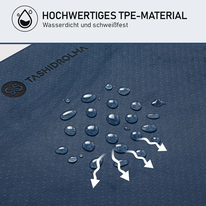 Yogamatte Rutschfest, Gymnastikmatte Mit Tragegurt, Sportmatte Für Fitnessstudio, Zuhause, Reisen, 1