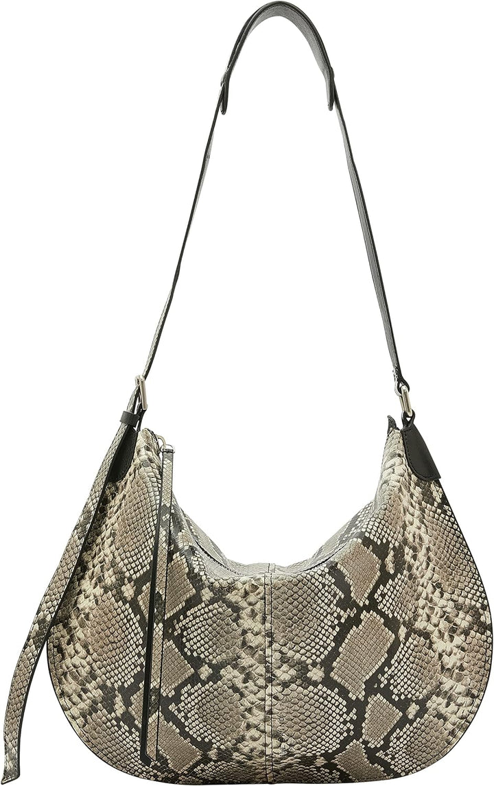 Liebeskind Berlin NAOMI MONTREAL SNAKE HOBO Schultertasche, Medium (HxBxT 34.5cm x 43cm x 0.5cm)
