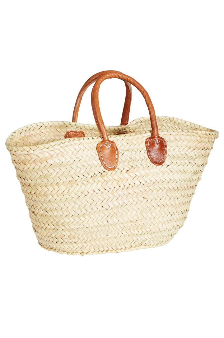 ORIGINAL Ibiza Tasche Korbtasche Strandtasche Cestino 55cm gross | Marokkanische Palmblatt Einkaufsk