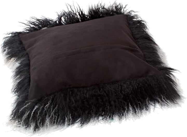 Reissner Lammfelle Tibet Lammfell Kissenbezug langflorig 30x30cm JYB14 Farbe schwarz (Tops) Jyb14 Sc