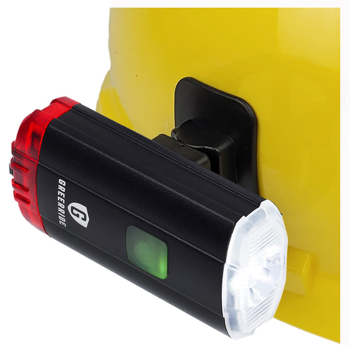 Greerride Wiederaufladbare harte Hut-Leuchte – Feuerwehrhelm, Taschenlampe mit harter Hut-Lichthalte