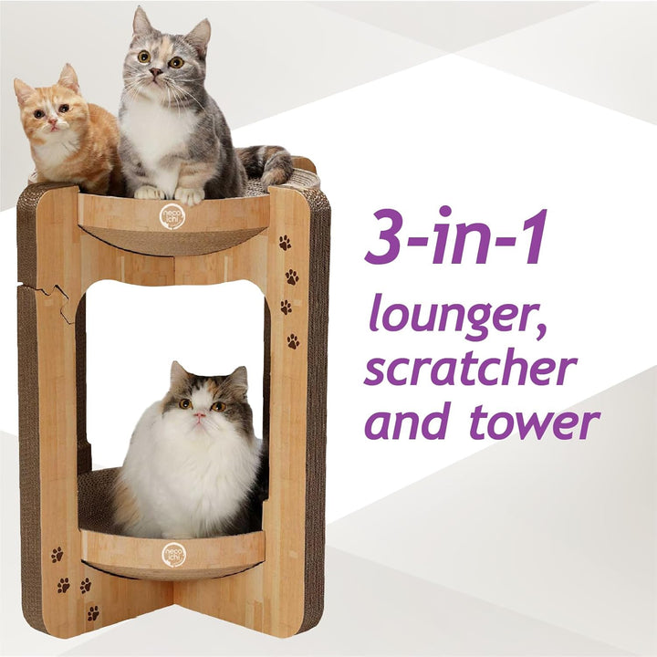 Cozy Kratzschale für Katzen, Grösse XL, b.Tower (Eiche) Large Tower Oak, Large Tower Oak