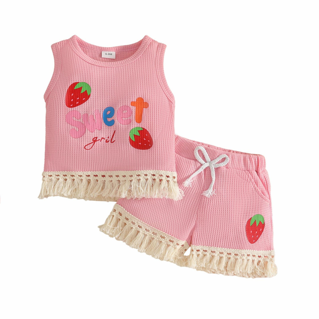 Kleinkind Baby Mädchen Kleidung Blumen Rüschen T-Shirts Tops Shorts Süsse Sommer Kleidung Sets 6-9 M