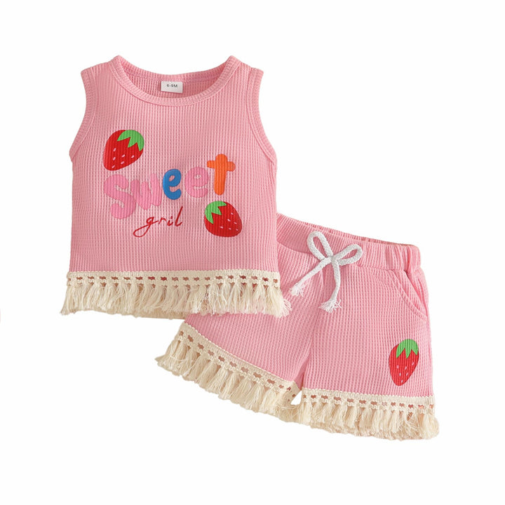 Kleinkind Baby Mädchen Kleidung Blumen Rüschen T-Shirts Tops Shorts Süsse Sommer Kleidung Sets 6-9 M