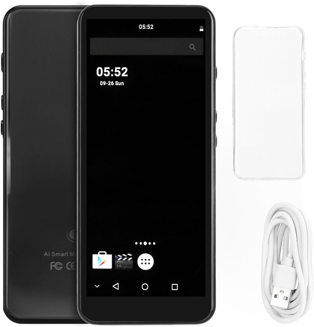 MP3-Player mit Bluetooth und WLAN, 5,0-Zoll-Full-Touch-HD-Bildschirm, MP4-MP3-Player mit Lautspreche