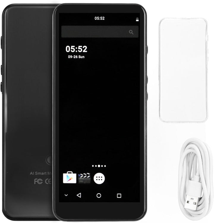 MP3-Player mit Bluetooth und WLAN, 5,0-Zoll-Full-Touch-HD-Bildschirm, MP4-MP3-Player mit Lautspreche