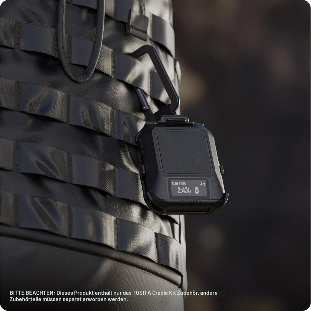 TUSITA Cradle Kit Zubehör Kompatibel mit Garmin inReach Messenger Plus Satelliten Kommunikator - GPS