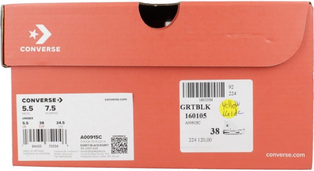 Converse Damen Chuck 70 High Embroidered Lips 38 EU Cremefarben, 38 EU Cremefarben