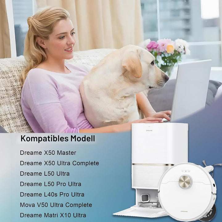 26pcs Ersatzteile für Dreame X50 Ultra / L50 Ultra / Matrix10 Ultra/Mova V50 Ultra Roboter Staubsaug