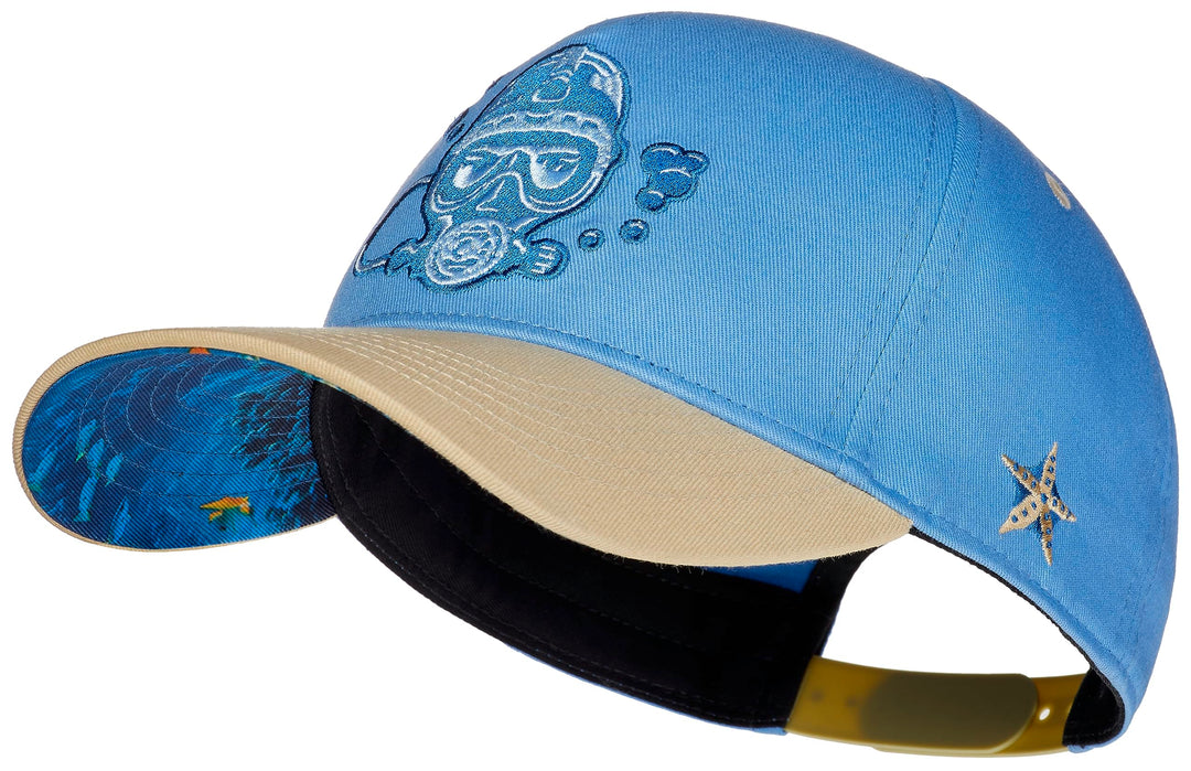 Cadency® Baseball Cap Diver, Damen und Herren Tauchercap, Blau, Unisex, Grössenverstellbar