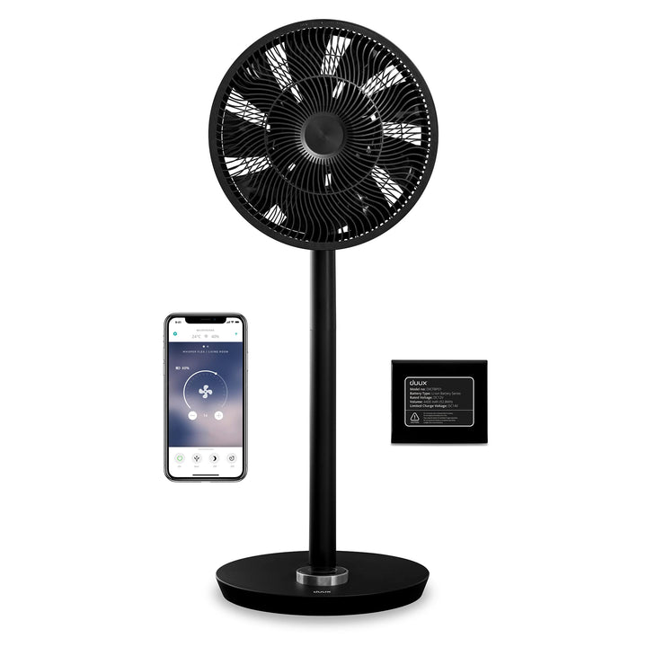 Duux Whisper Flex Smart Standventilator - Steuerung per Fernbedienung & Smartphone - Höhenverstellba