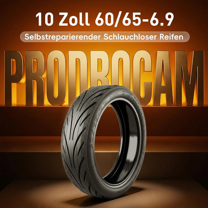 60/65-6,9 Selbstreparierender Reifen für Ninebot Max G2 G2D G2E G65 F3 F3 Pro Elektroroller 10 Zoll