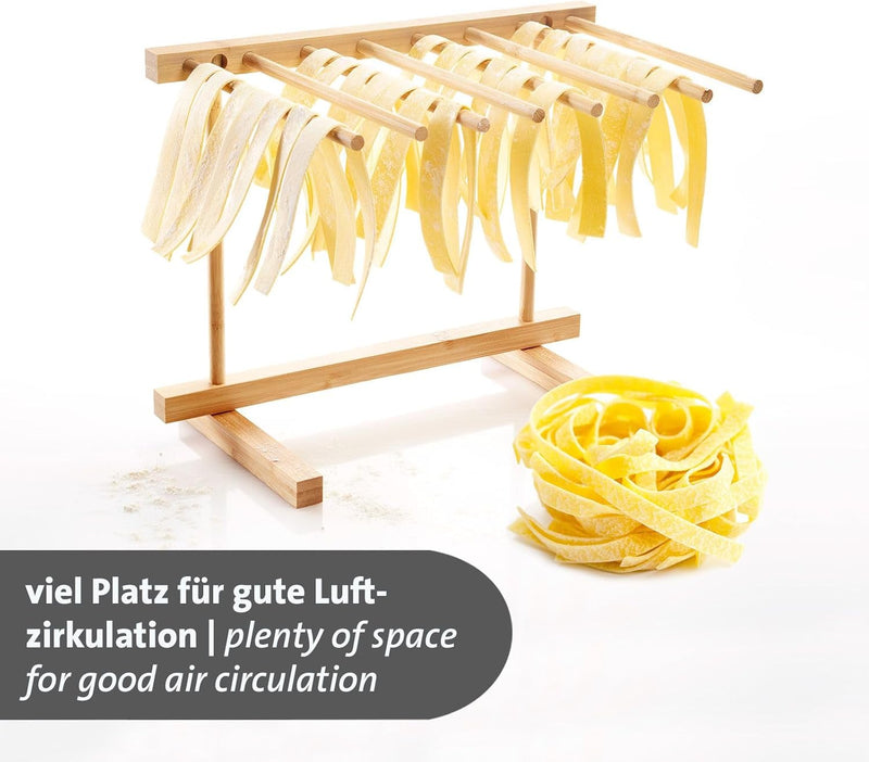 Westmark Nudeltrockner Leonardo – klappbarer Nudelständer zum Trocknen von selbstgemachter Pasta, na