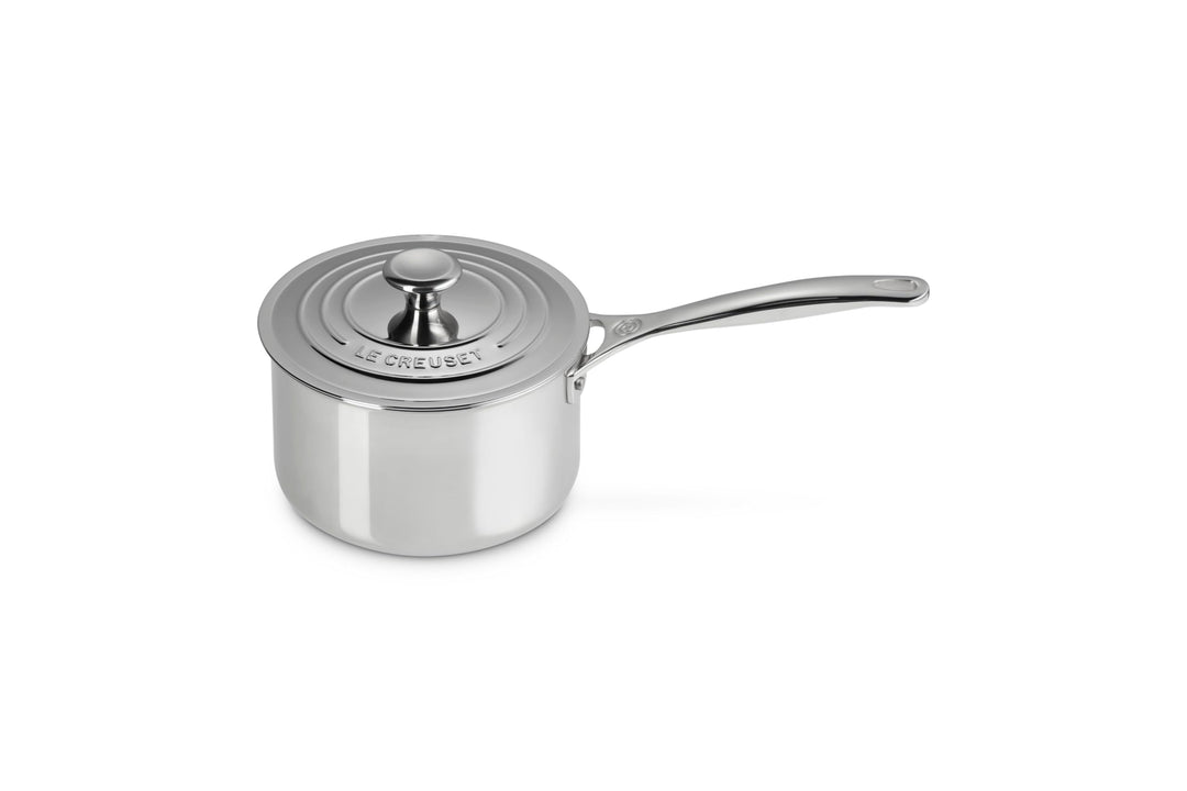 3-Ply SS 18cm Saucepan with Lid and HH 18 cm, 18 cm