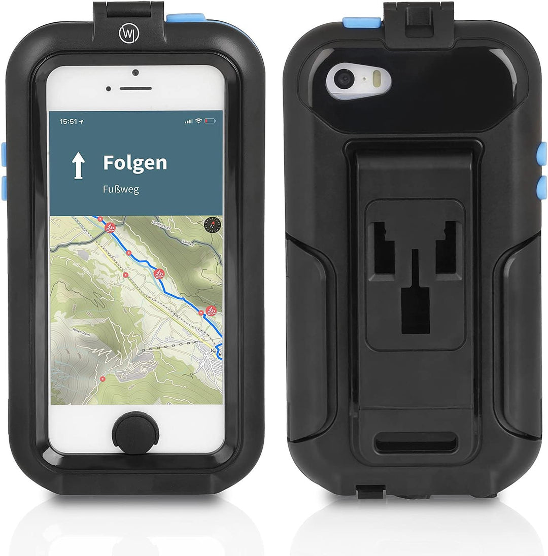 Wicked Chili Tour Case kompatibel mit iPhone SE (2016), 5S, 5 - Fahrrad Handy Halterung mit Lightnin