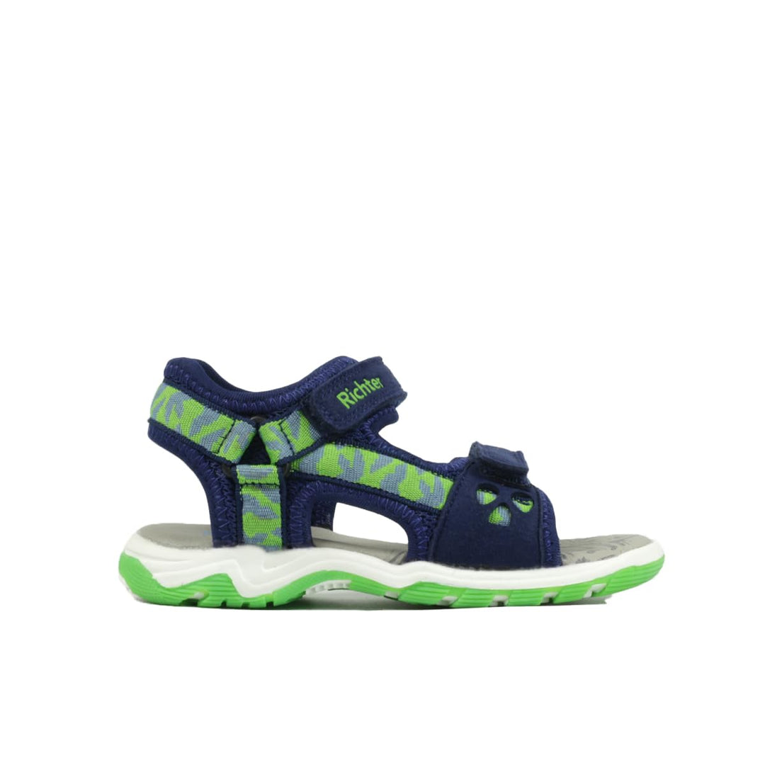 Richter Kinderschuhe Jungen Leon Sandale 27 EU Nautical Apple, 27 EU Nautical Apple