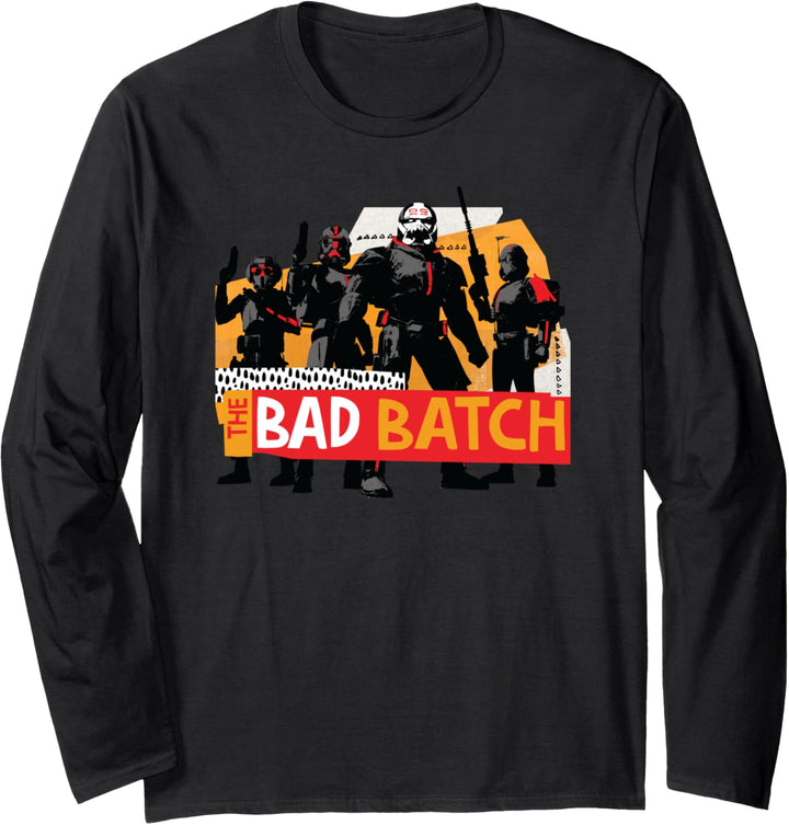 Star Wars The Clone Wars The Bad Batch Langarmshirt