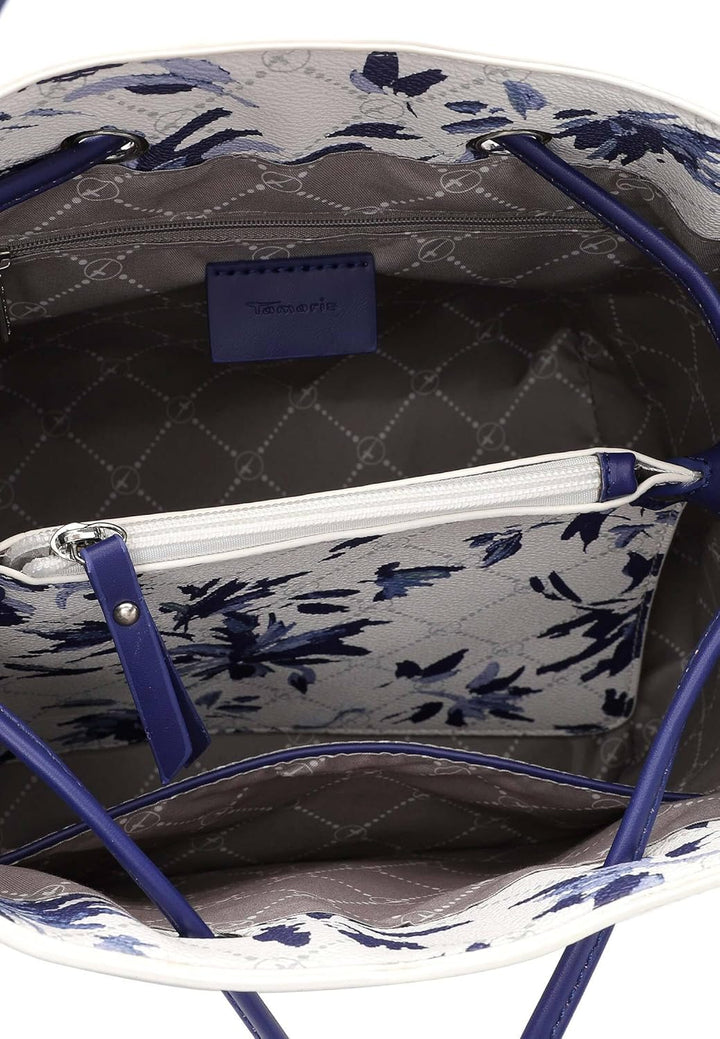 Tamaris Damen Schultertasche Kordelzug Umhängeriemen Anastasia Flower 32412 Flower 988, Flower 988