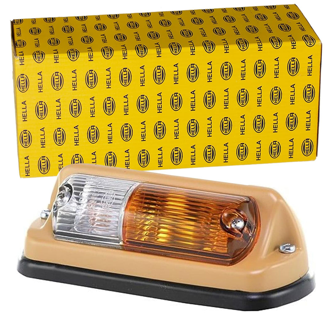 HELLA - Blinkleuchte - Halogen - 6/12V - Einbau/geschraubt - Lichtscheibenfarbe: gelb - Stecker: Cri