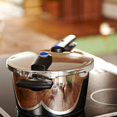 Fissler Vitaquick / Induktions-Schnellkochtopf-Set, 2-teilig, (6 L und 2,5 L - Ø 22 cm) Edelstahl-Da