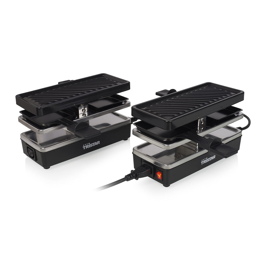 Tristar RA-2742 Raclette, Schwarz 4 Personen, 4 Personen