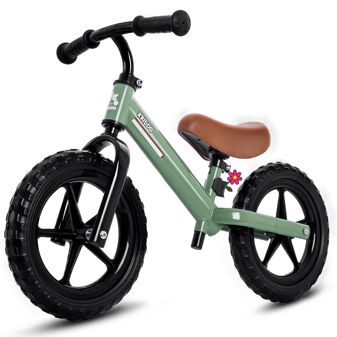 KRIDDO Laufrad ab 2 Jahren, Balancefahrrad für Kinder von 2-5 Jahren, Dual-Lager für sanftes Fahren,