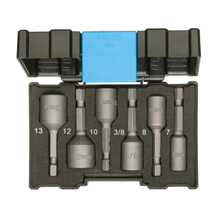 GEDORE 666-006 Bit-Box Steckschlüssel Maschinenaufnahme 6-teilig