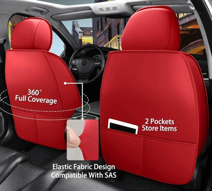 Wasserdicht Autositzbezüge Komplettes Set, Universell Passend Für 95% SUVs Car,Comfortable Wear-Resi
