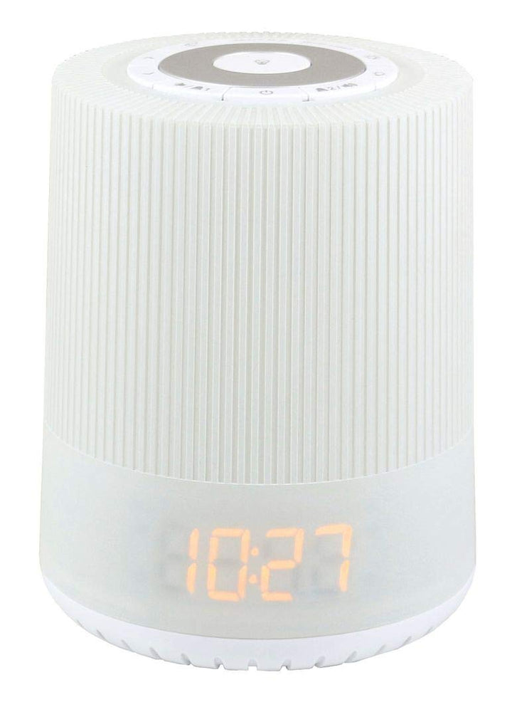 Soundmaster UR230WE UKW-PLL Radio Radiowecker Wecker Naturklänge farbiges LED Nachtlicht Aufwachlich