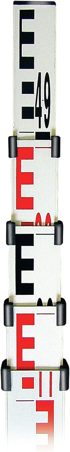 Stanley Teleskopnivellierlatte, Aluminium, AR51 (5m Länge in 5 Segmenten, cm/mm Einteilung) 1-77-161