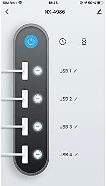 Xystec WiFi USB Hub: WLAN-USB-3.0-Hub mit 4 einzeln schaltbaren Ports, App, Sprachsteuerung (Funk US