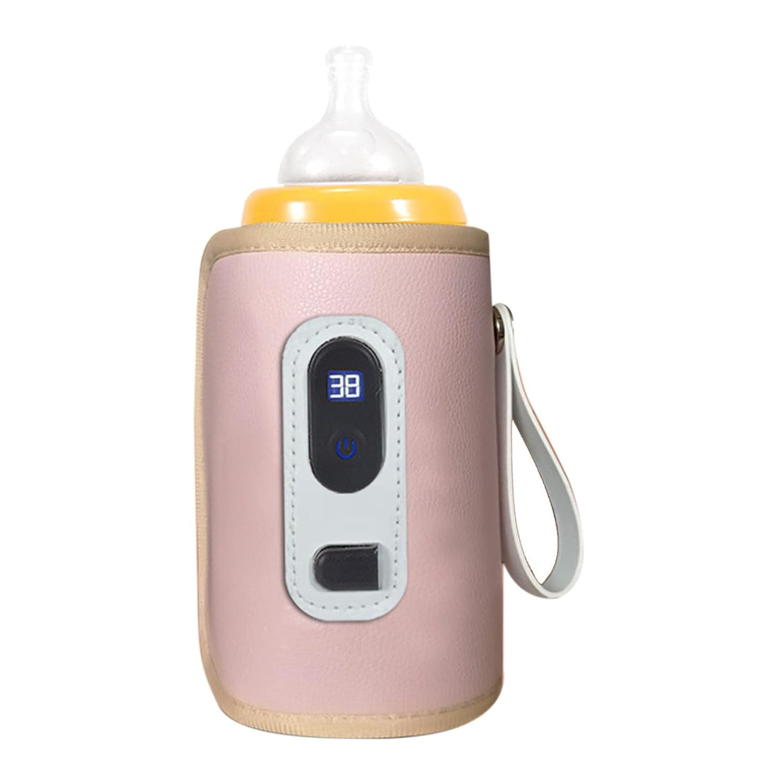 USB-Baby-Flaschen Wärmer, LCD-Bildschirm-Temperatur Präzise Heizung Milch Wärme Bewahrer für zu Haus