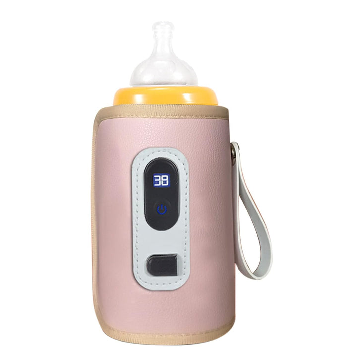 USB-Baby-Flaschen Wärmer, LCD-Bildschirm-Temperatur Präzise Heizung Milch Wärme Bewahrer für zu Haus