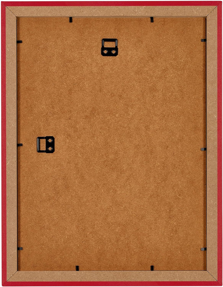 yd. Your Decoration - Bilderrahmen 75x100 cm - Rot - Bilderrahmen aus MDF mit Acrylglas - Antireflex