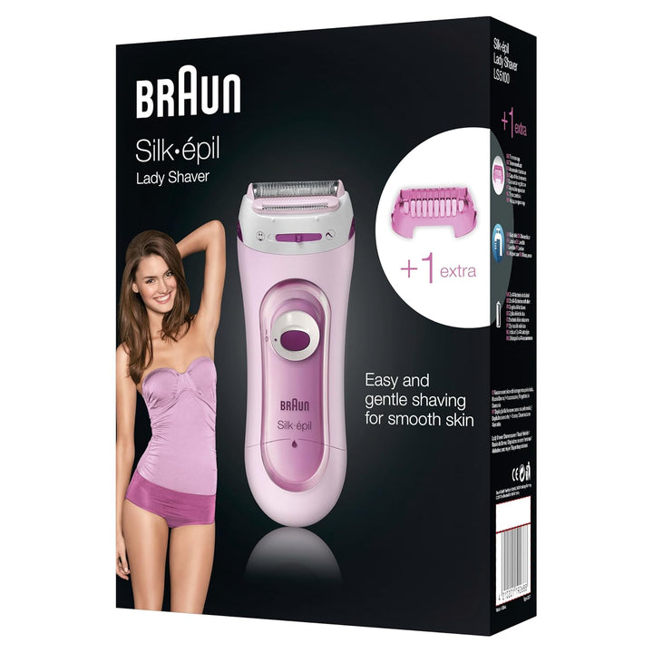Braun Silk-épil Lady Shaver, Damenrasierer elektrisch, Elektrischer Rasierer und Trimmer, Wet&Dry, G