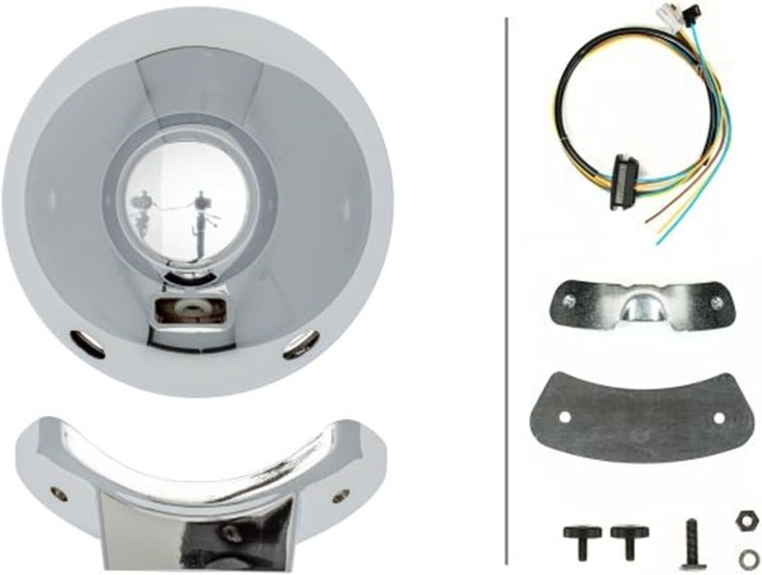HELLA - Halogen-Fernscheinwerfer - Luminator Chromium - ECE-R7/E1 3099/ECE-R112 - 12/24V - 1F8 007 5