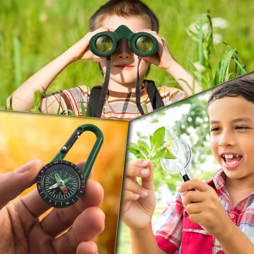Fernglas für Kinder - Optimales Geschenk für Jungen und Mädchen - Starke Vergrösserung 8X21 – Umfang