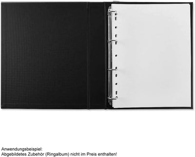 Walther DS-118 Fotoblätter selbstklebend weiss 50 Blatt - Fotokarton