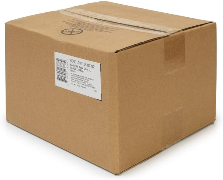 Brabantia Müllbeutel PerfectFit Multipack (Code H - 50l / 60L) Extra Starke Müllsäcke mit Zugband, 6