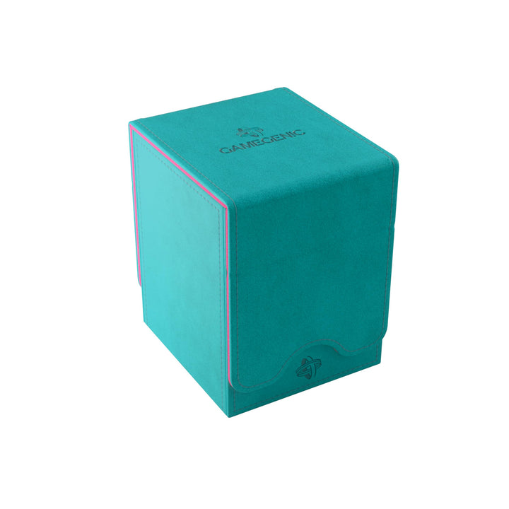 Gamegenic, Squire 100+ XL - EXCLUSIVE LINE Teal/Pink, bis zu 100 doppelt gesleevte Karten, Farbe: TÜ