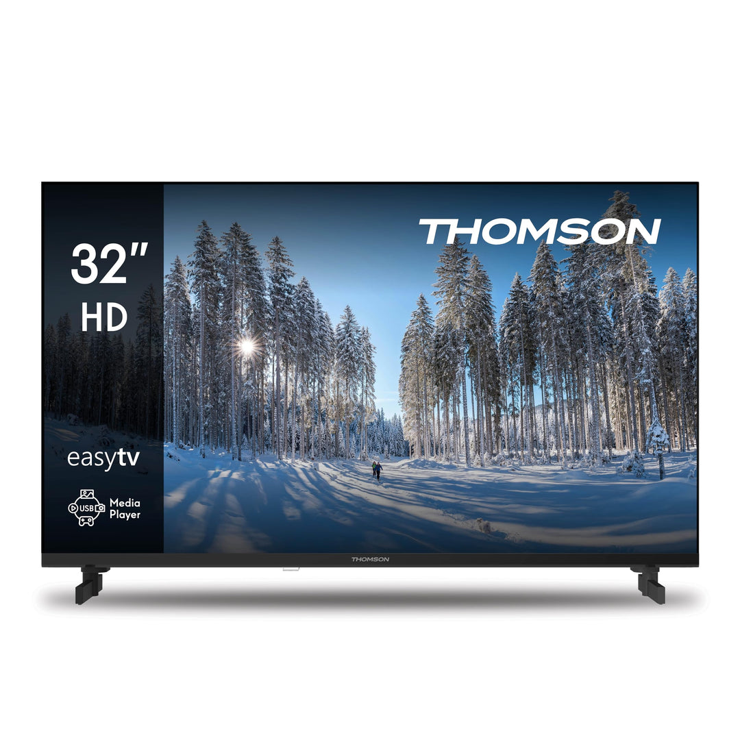 THOMSON 32 Zoll (81 cm) LED HD Easy TV – Kein Smart – Hotel Mode, USB, HDMI, Triple-Tuner (Kabel - S
