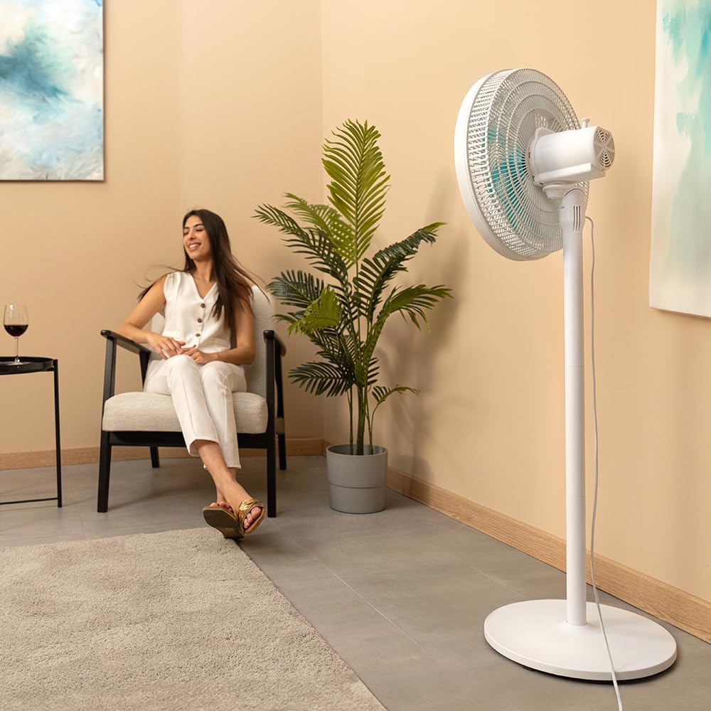 Cecotec Standventilator, Tischventilator und Wandventilator EnergySilence 550 3in1. 60W, 3 Höhen, 16